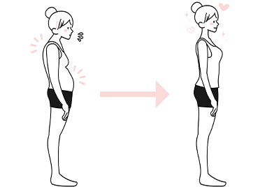 猫背改善に向けての心がけ