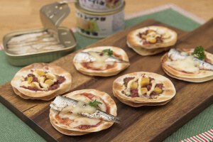 餃子の皮でお手軽ピザ