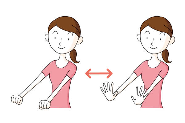 腕のセルフケア