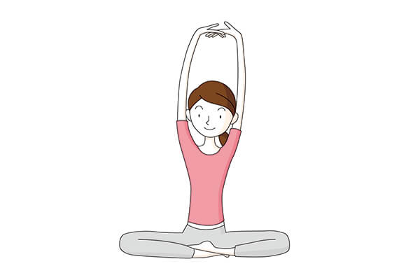 腕を大きく動かす